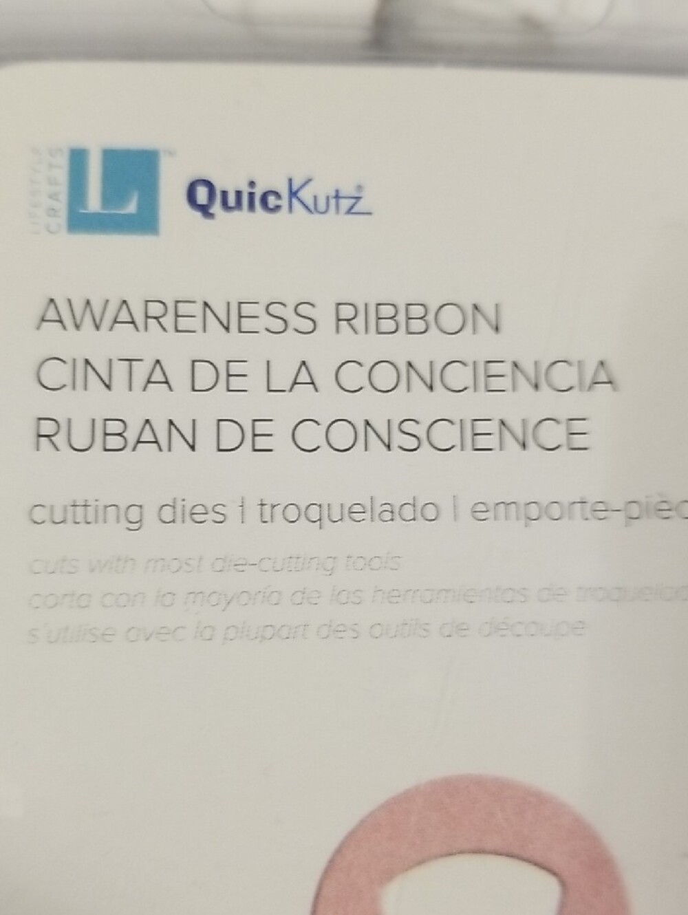 Quickutz Awareness Ribbon Die Scrapbooking Card Making - Picture 2 of 3